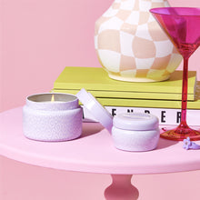 Two Capri Blue Lavender Tin Candles