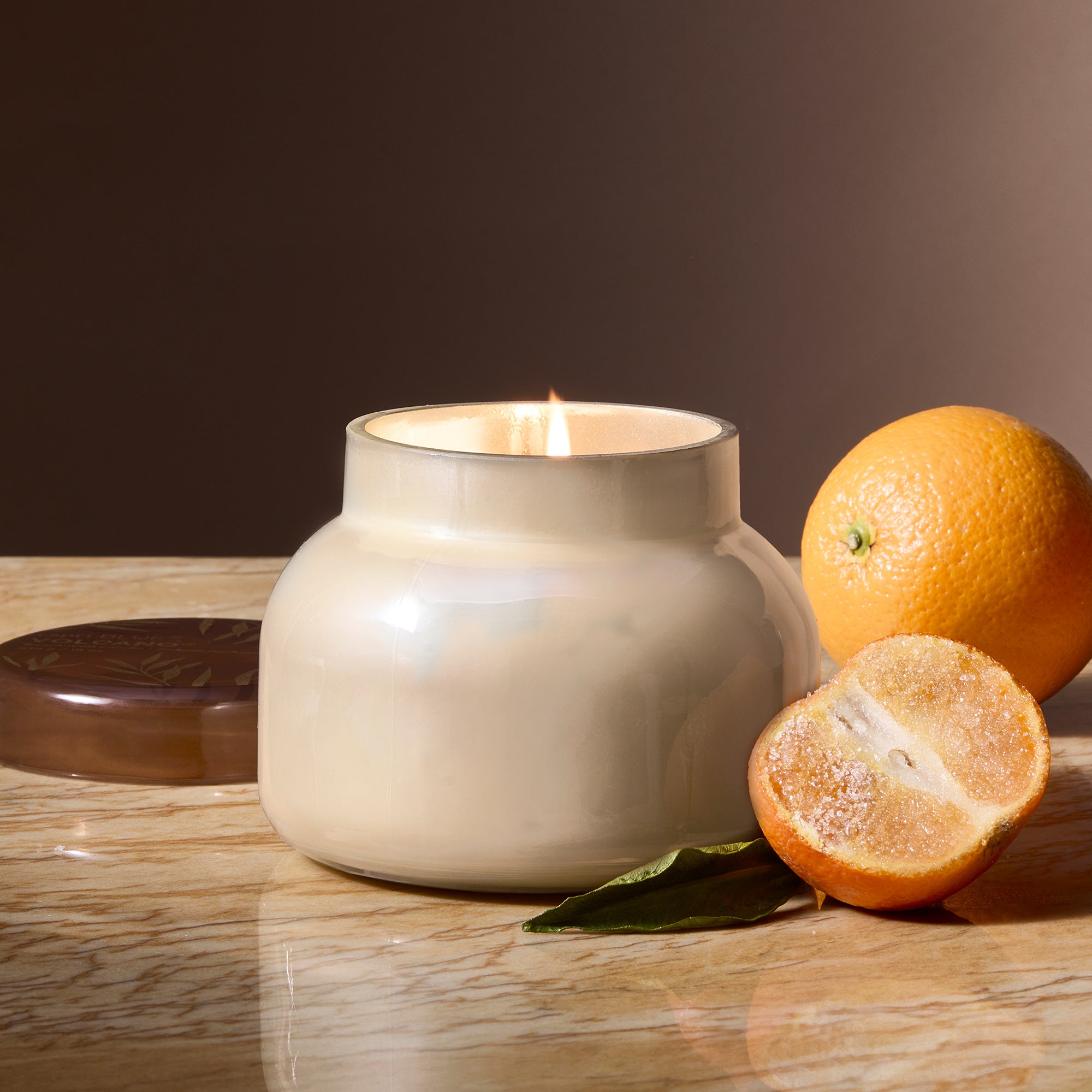 Autumn Glow Volcano White Signature Candle | Capri Blue