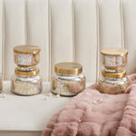 Aloha Orchid Mercury Iridescent Oversized Jar, 28 oz is jumbo candle