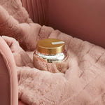 Aloha Orchid Mercury Iridescent Oversized Jar, 28 oz is floral candle