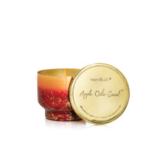Apple Cider Social Glimmer Inverted Candle, lit