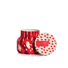 Apple Cider Social Holiday Pattern Play Petite Candle, lit