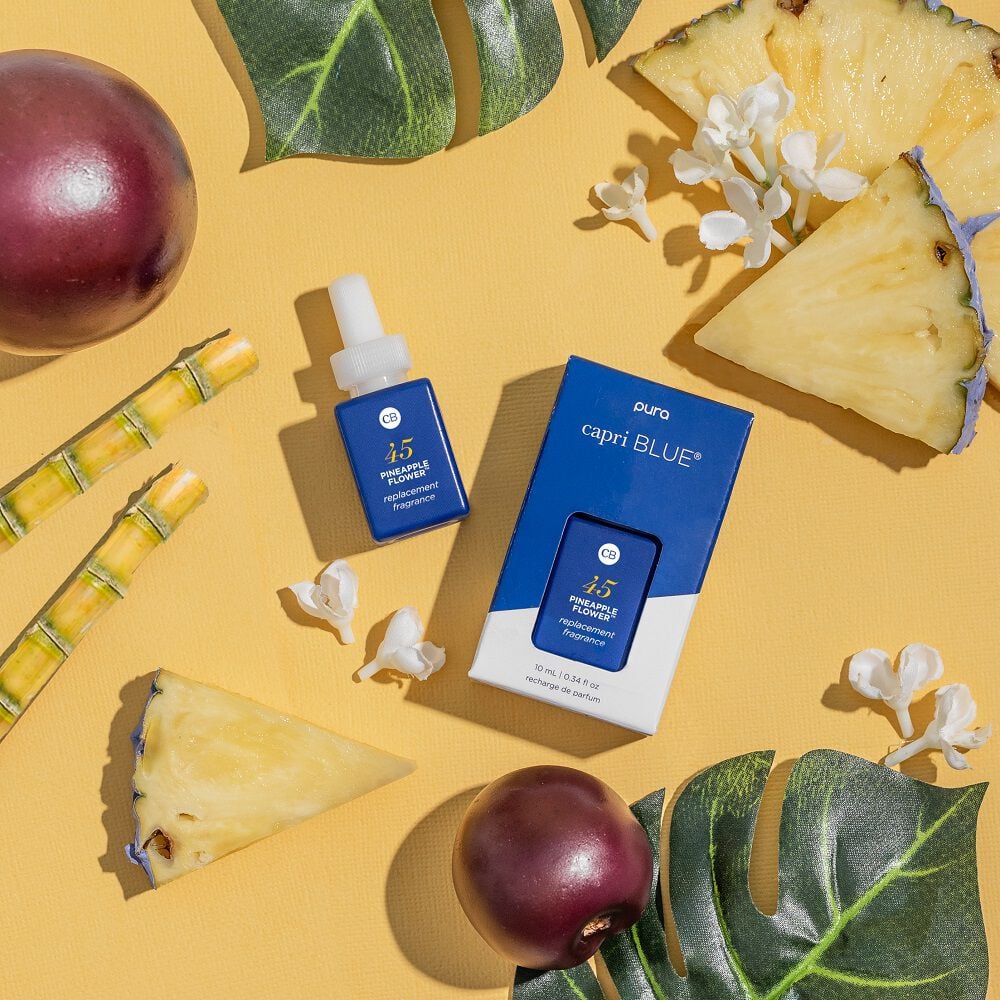 CB + PURA Diffuser Refill – Pineapple Flower | Capri Blue