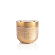 Exotic Blossom & Basil Gilded Tin Candle, 12.5 oz