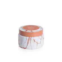 Havana Vanilla Modern Marble Printed Travel Tin Candle, 8.5 oz