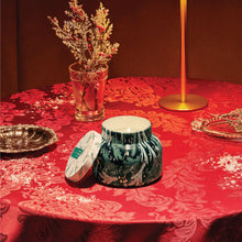 Crystal Pine Holiday Pattern Play Signature Candle, dinner decor