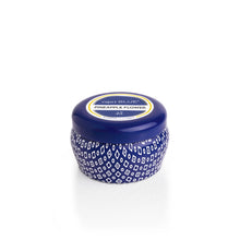 Pineapple Flower Blue Mini Tin Candle, 3 oz