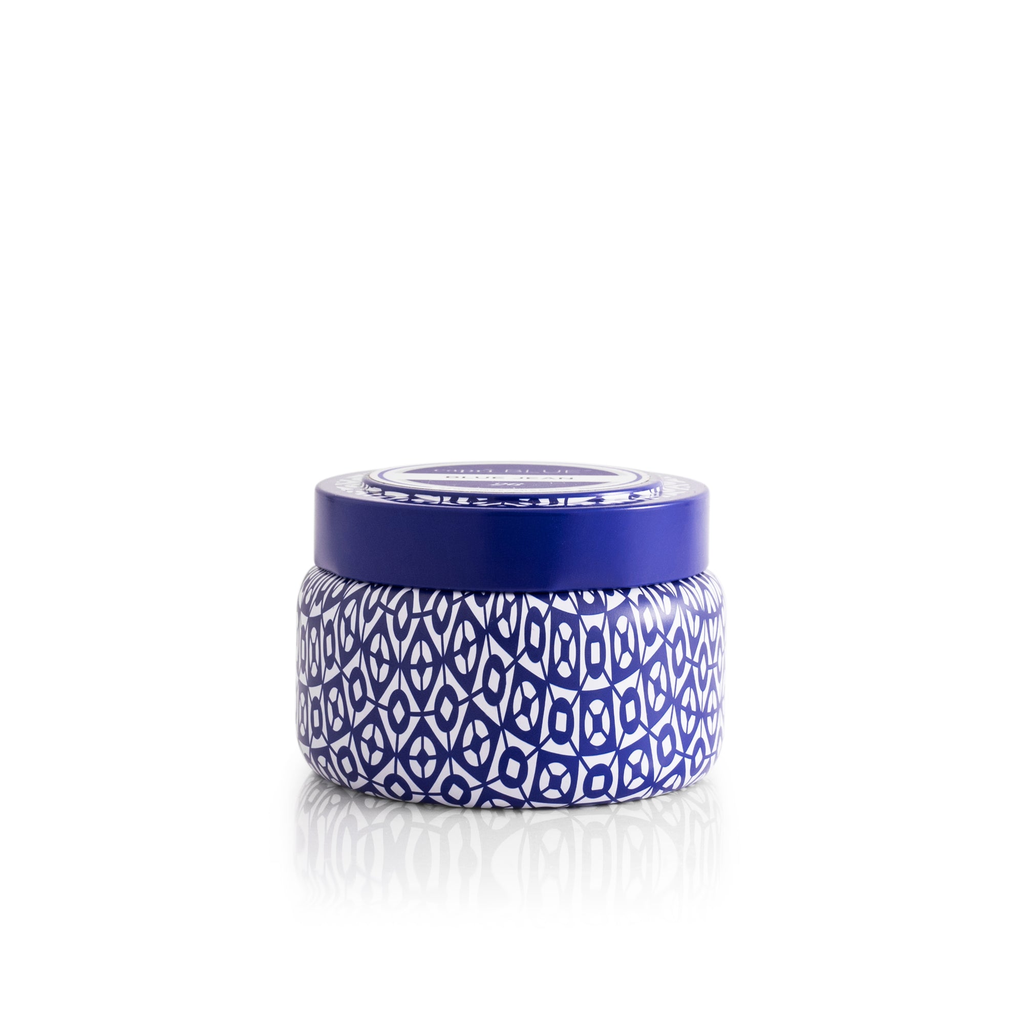 琉球ガラス　キャンディーポット　トルコブルー　キャニスター　ターコイズブルー Volcano Printed Travel Tin Candle – 8.5 Oz | Capri Blue