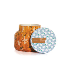 Pumpkin Dulce Holiday Pattern Play Signature Candle, lit