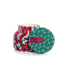 Tinsel & Spice Holiday Pattern Play Signature Candle, lit