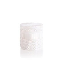 Volcano White Opal Gilded Faceted Candle, 11 oz
