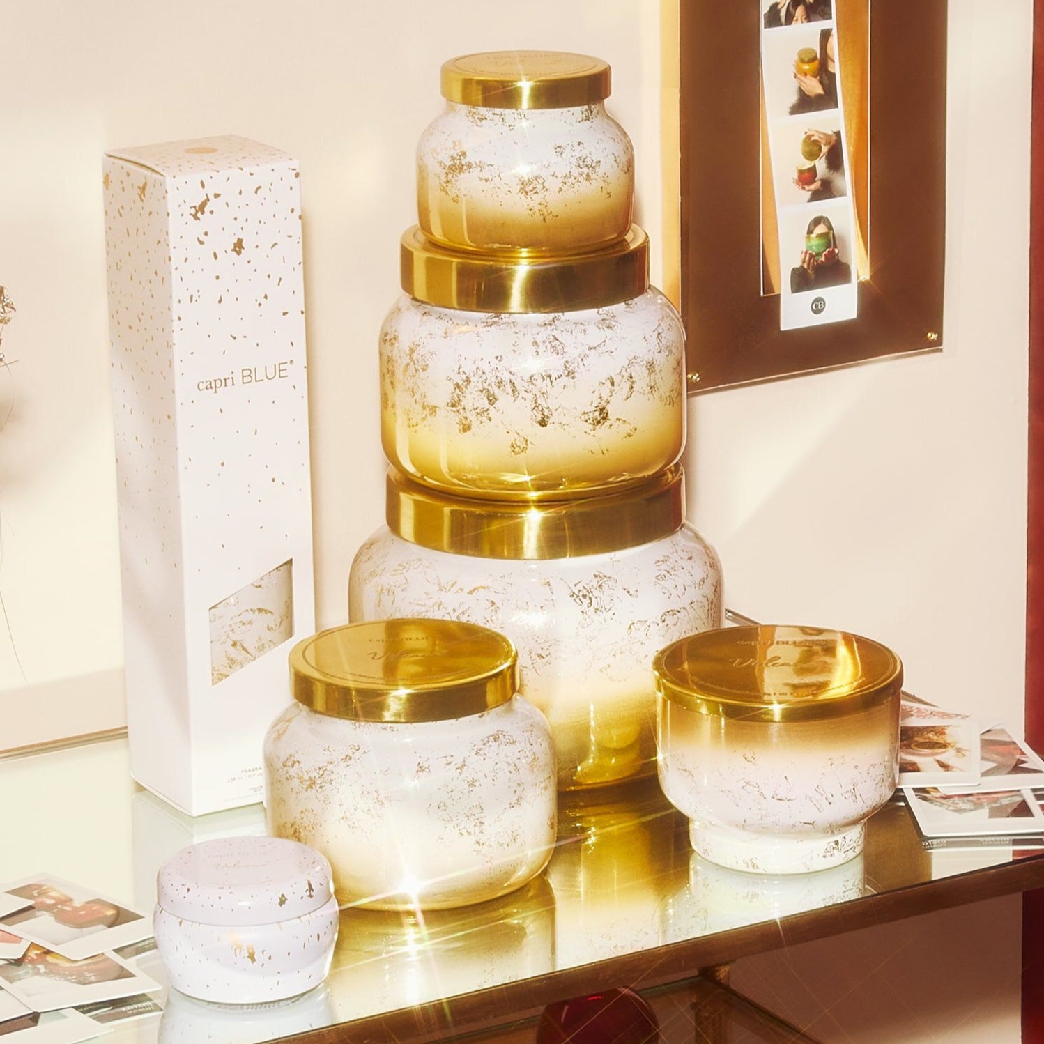 Volcano Glimmer Jumbo Candle | Capri Blue