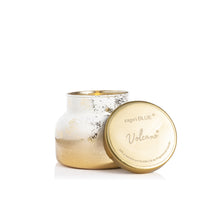Volcano Glimmer Petite Candle, lit