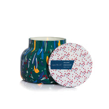 Volcano Holiday Pattern Play Signature Candle, lit