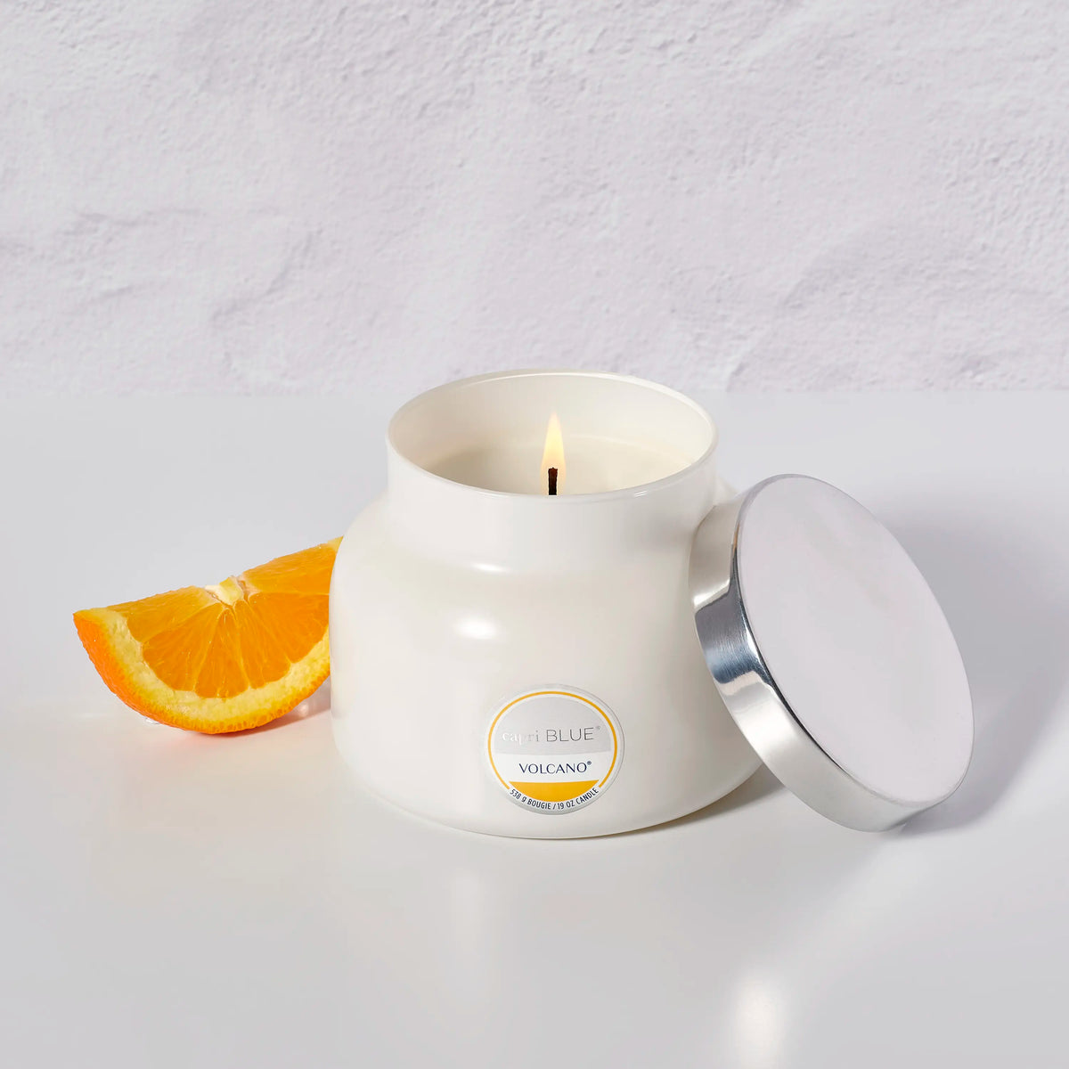 Volcano White Signature Candle view 2