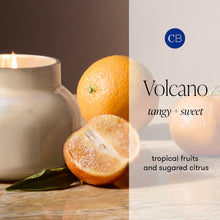 Volcano Autumn Glow Signature 19 oz candle with sugared citrus fruits