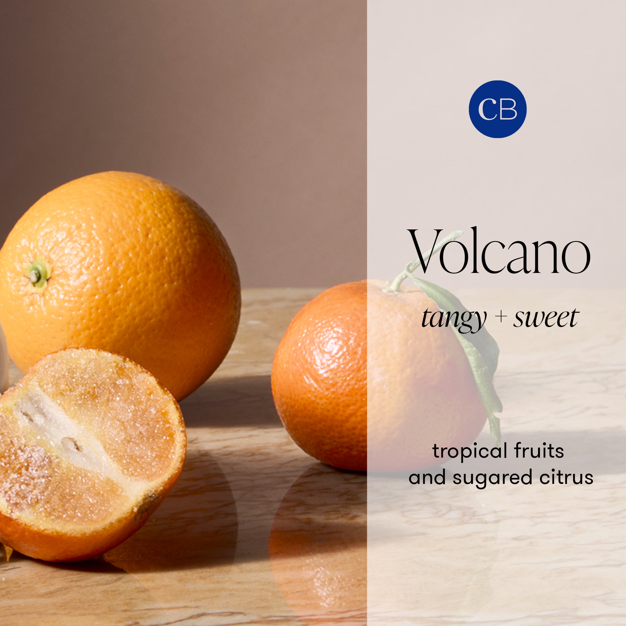 Autumn Glow Volcano White Signature Candle