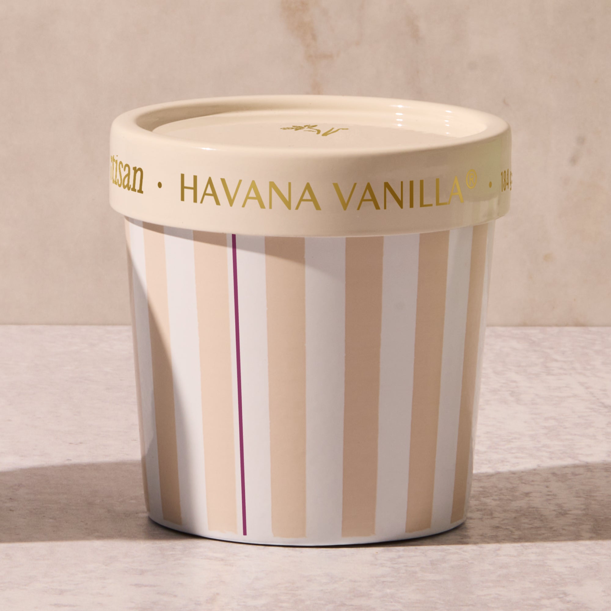 Havana Vanilla Caffè Capri Gelato Cup Candle view 2