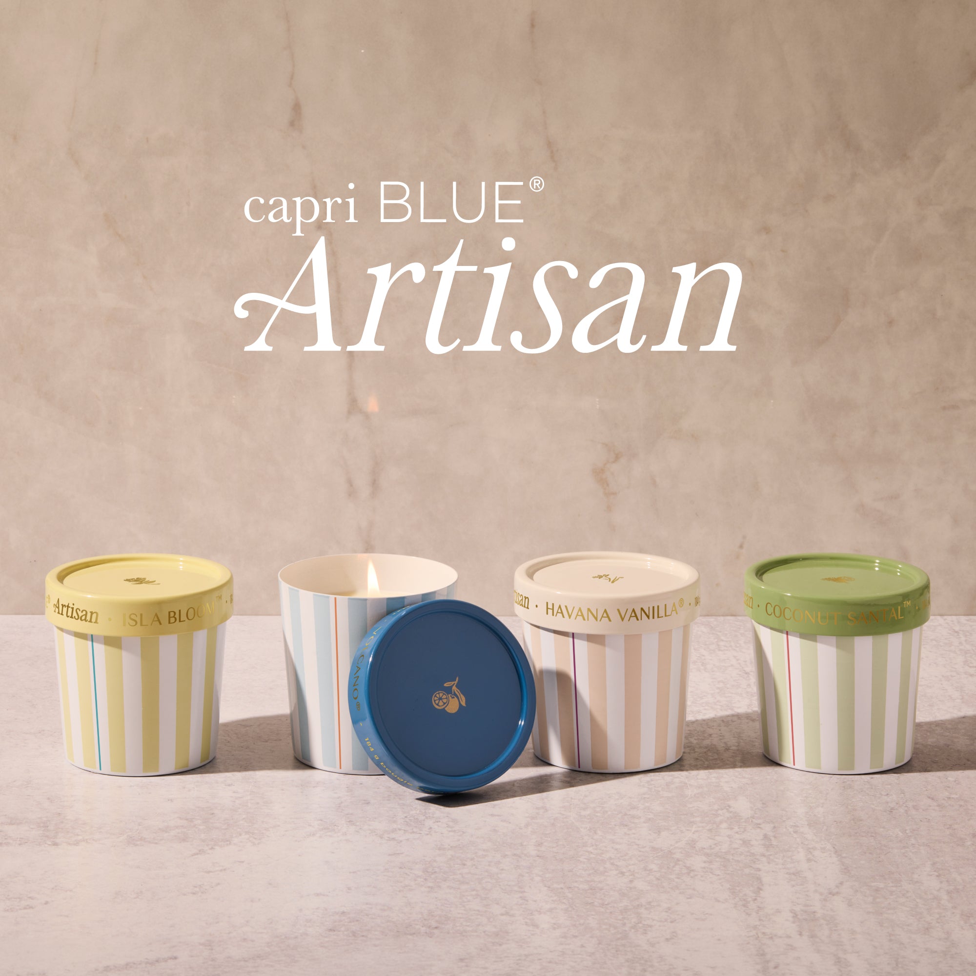 Caffè Capri Gelato Cup Candle - Volcano Scent | Capri Blue