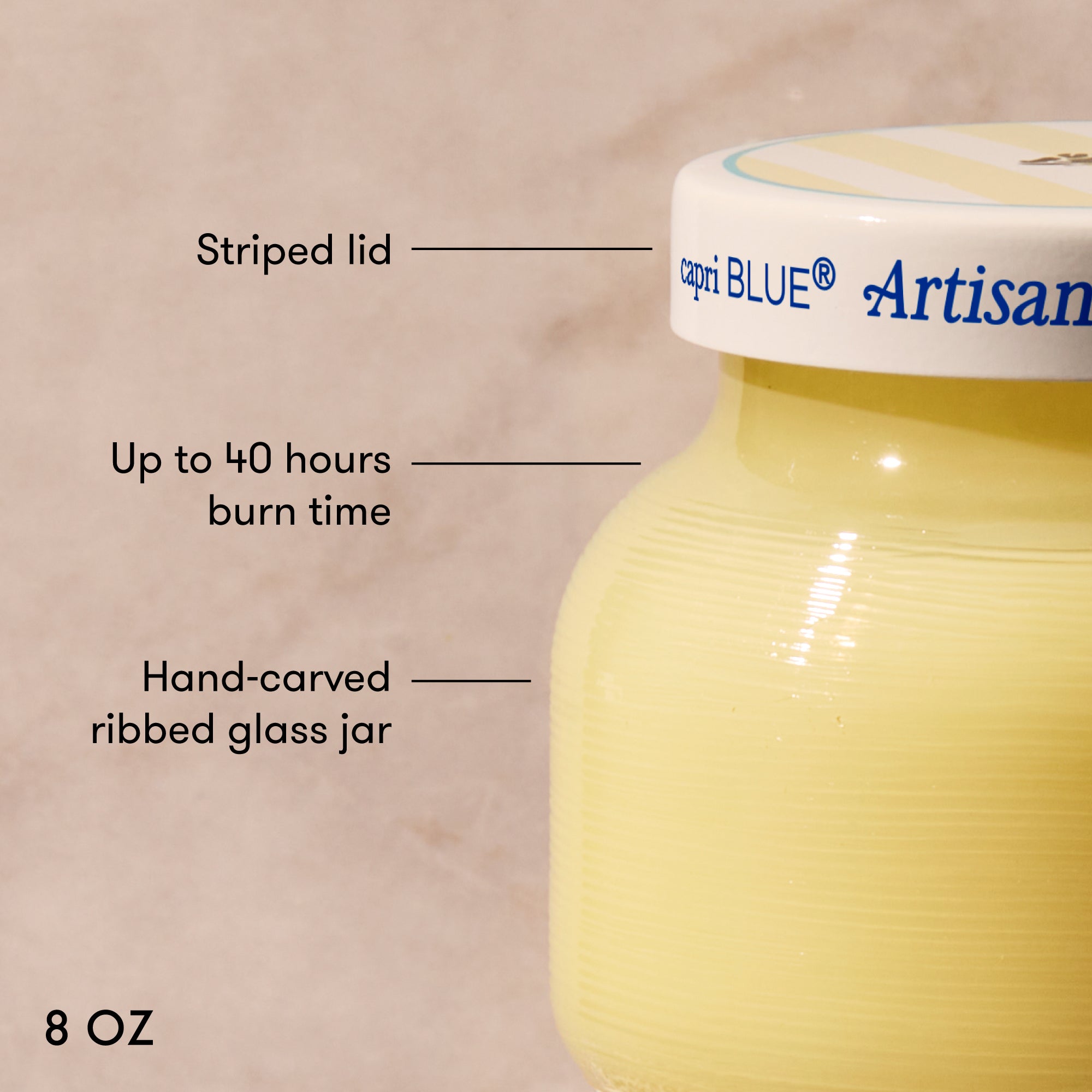 Isla Bloom Caffè Capri Petite Candle – Capri Blue