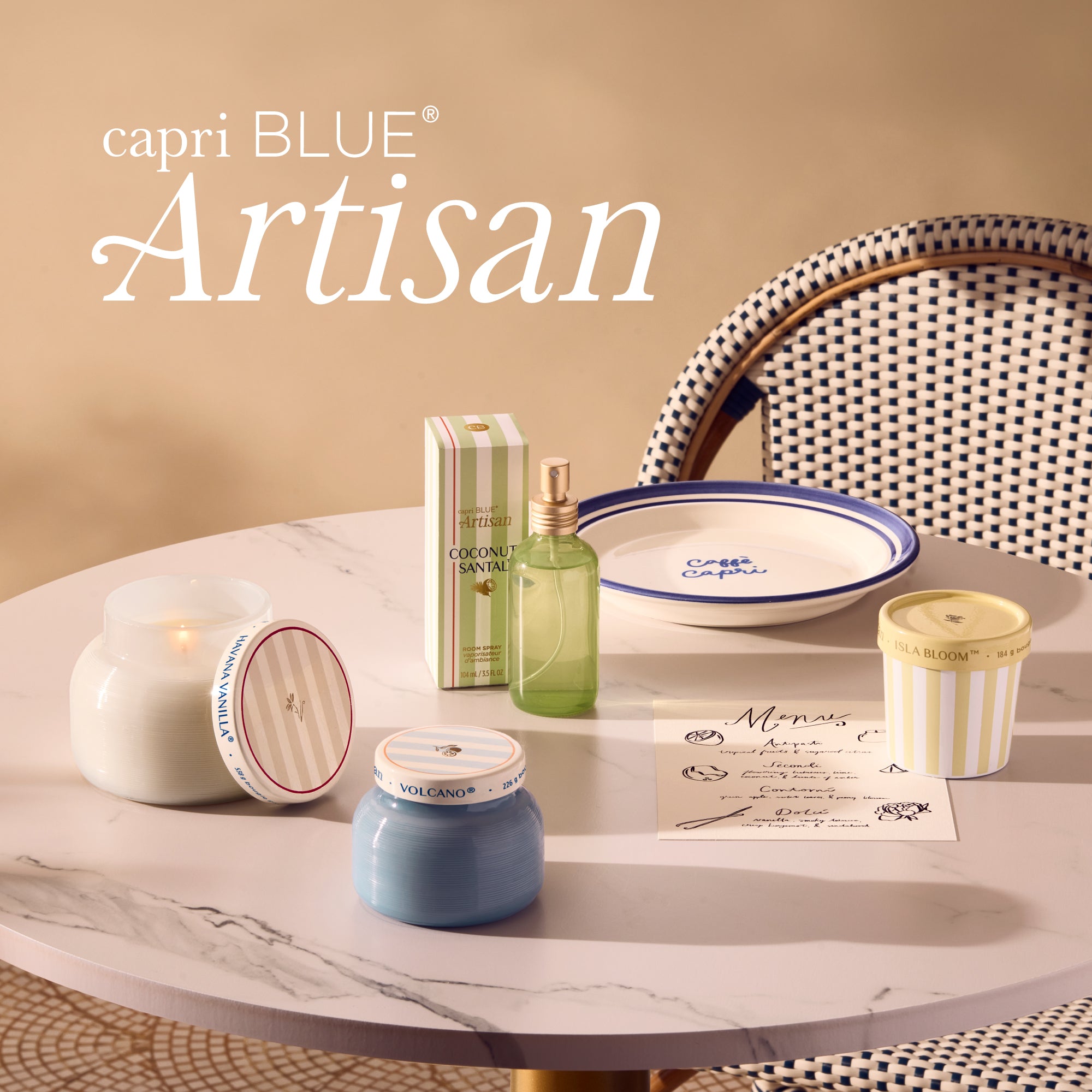 Volcano Caffè Capri Trio - Candle Gift Set | Capri Blue
