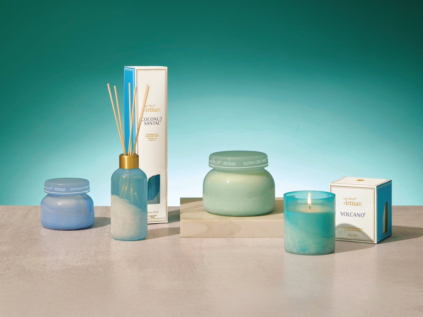 Aloha Orchid Signature Candle - Luce D'Amalfi | Capri Blue