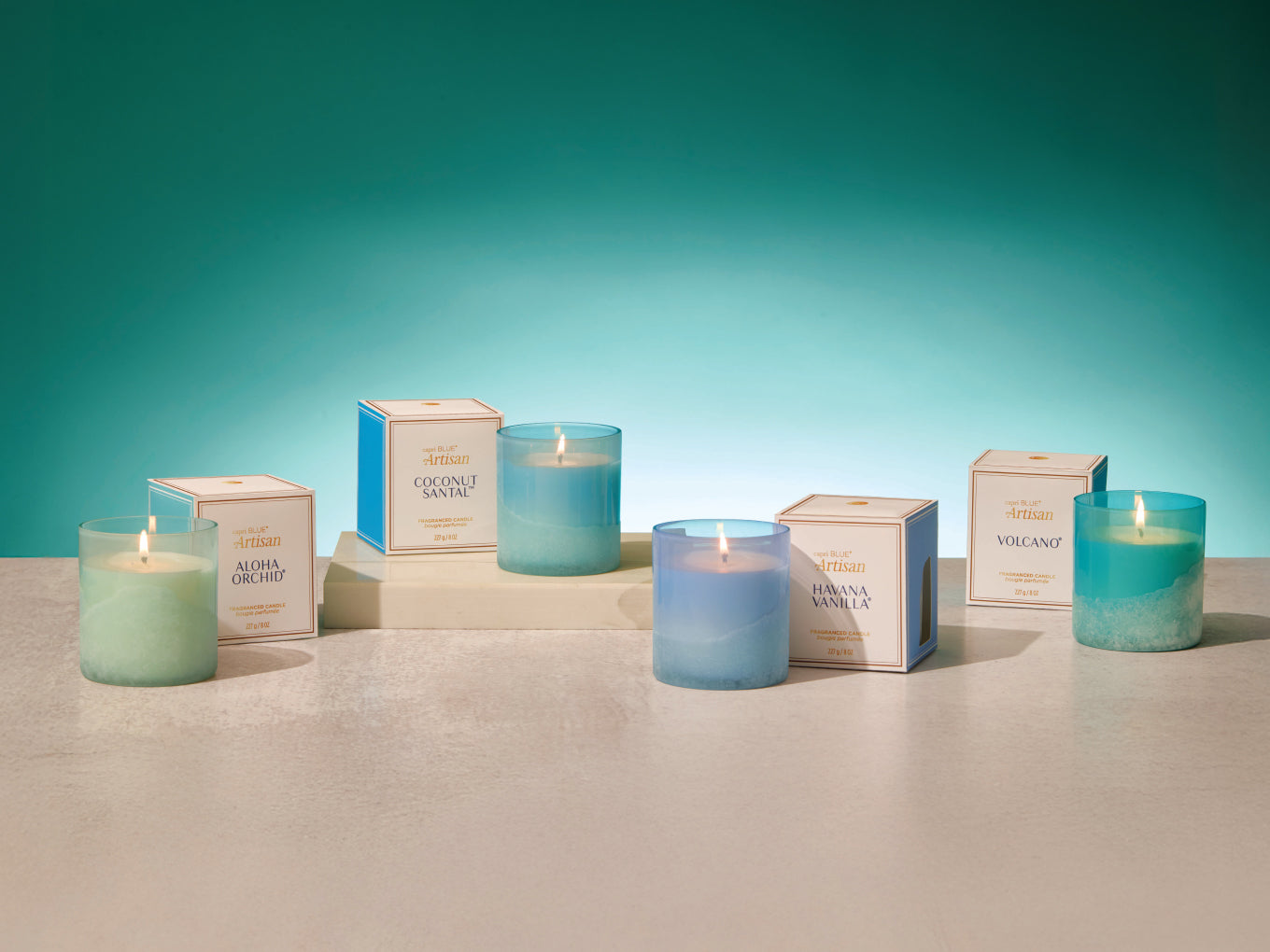 Volcano Boxed Tumbler Candle - Luce D'Amalfi | Capri Blue