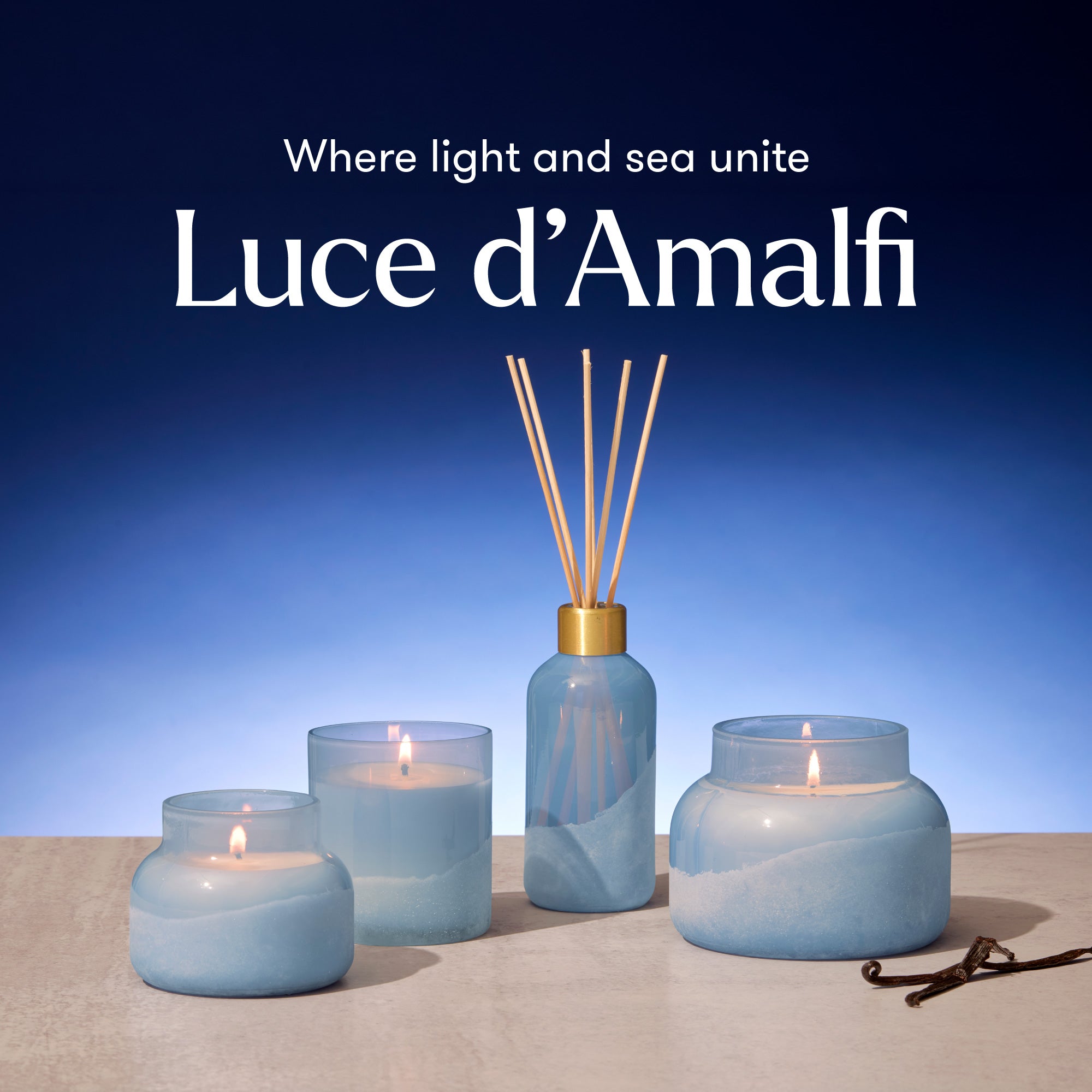 Havana Vanilla Petite Candle - Luce D'Amalfi | Capri Blue