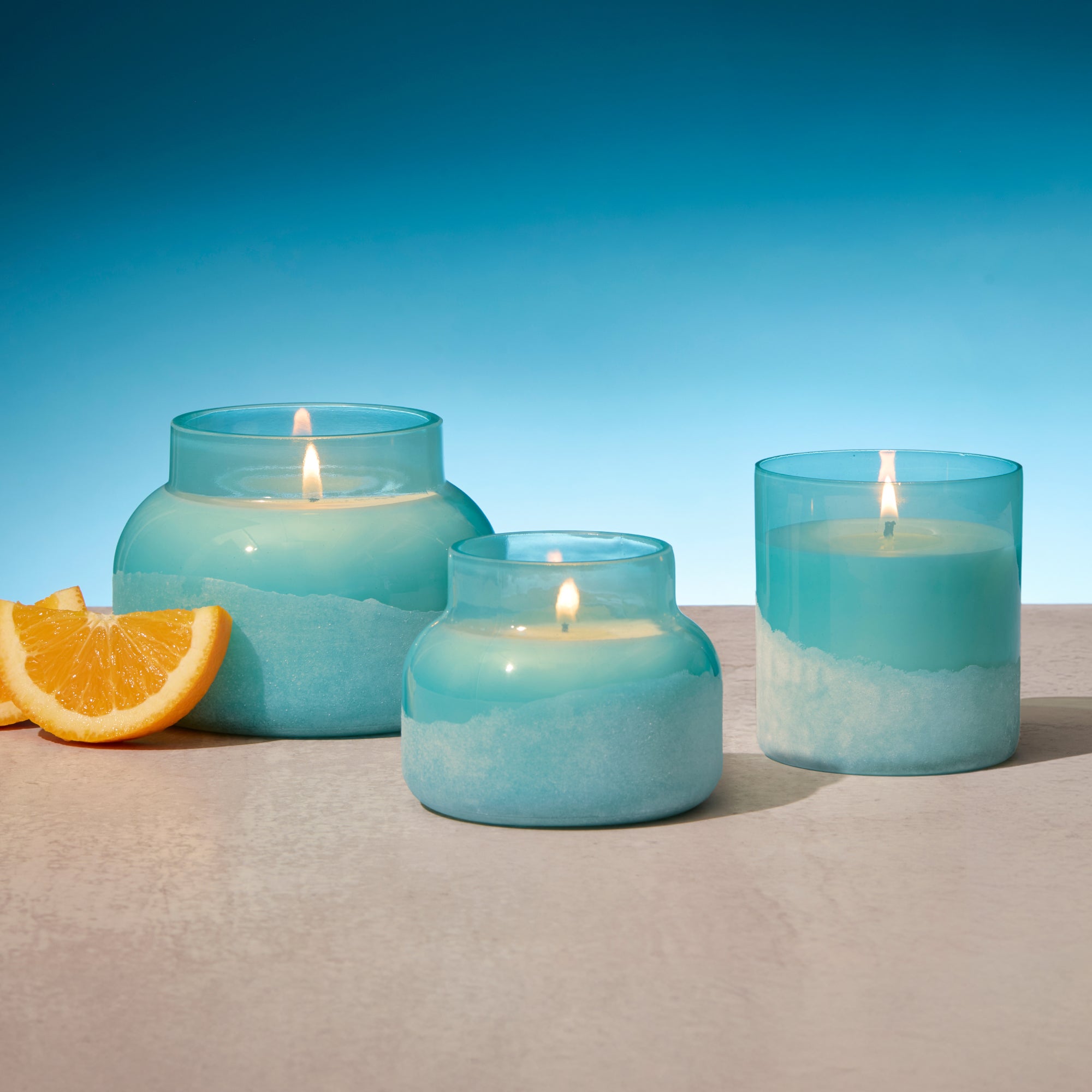 Volcano Luce D'Amalfi Candle Trio | Capri Blue