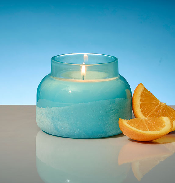 Blue Babybottle【クリスタルパワーストーン】 Volcano Signature Candle - Luce D'Amalfi | Capri Blue