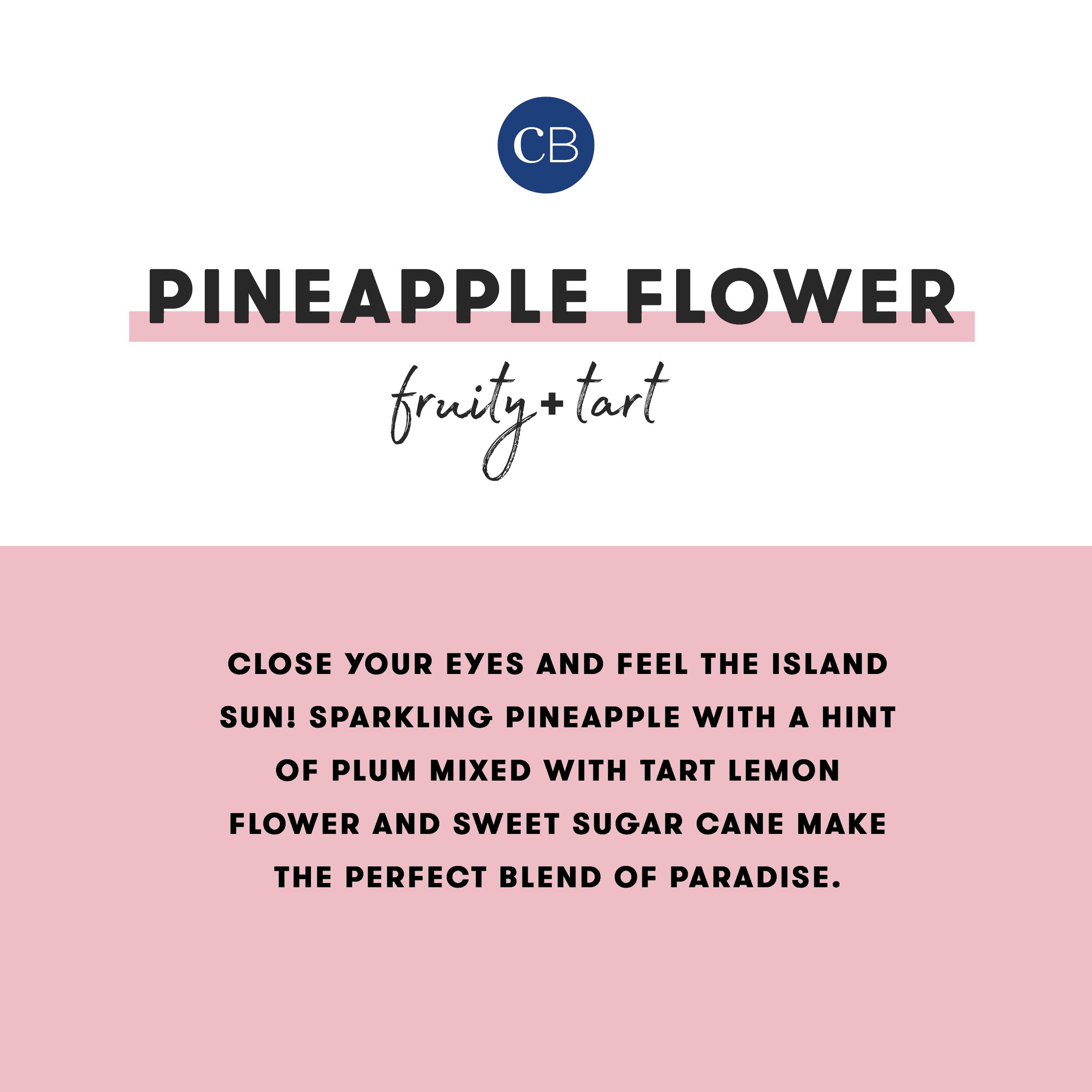 Pineapple Flower Pattern Play Candle – 19 Oz | Capri Blue
