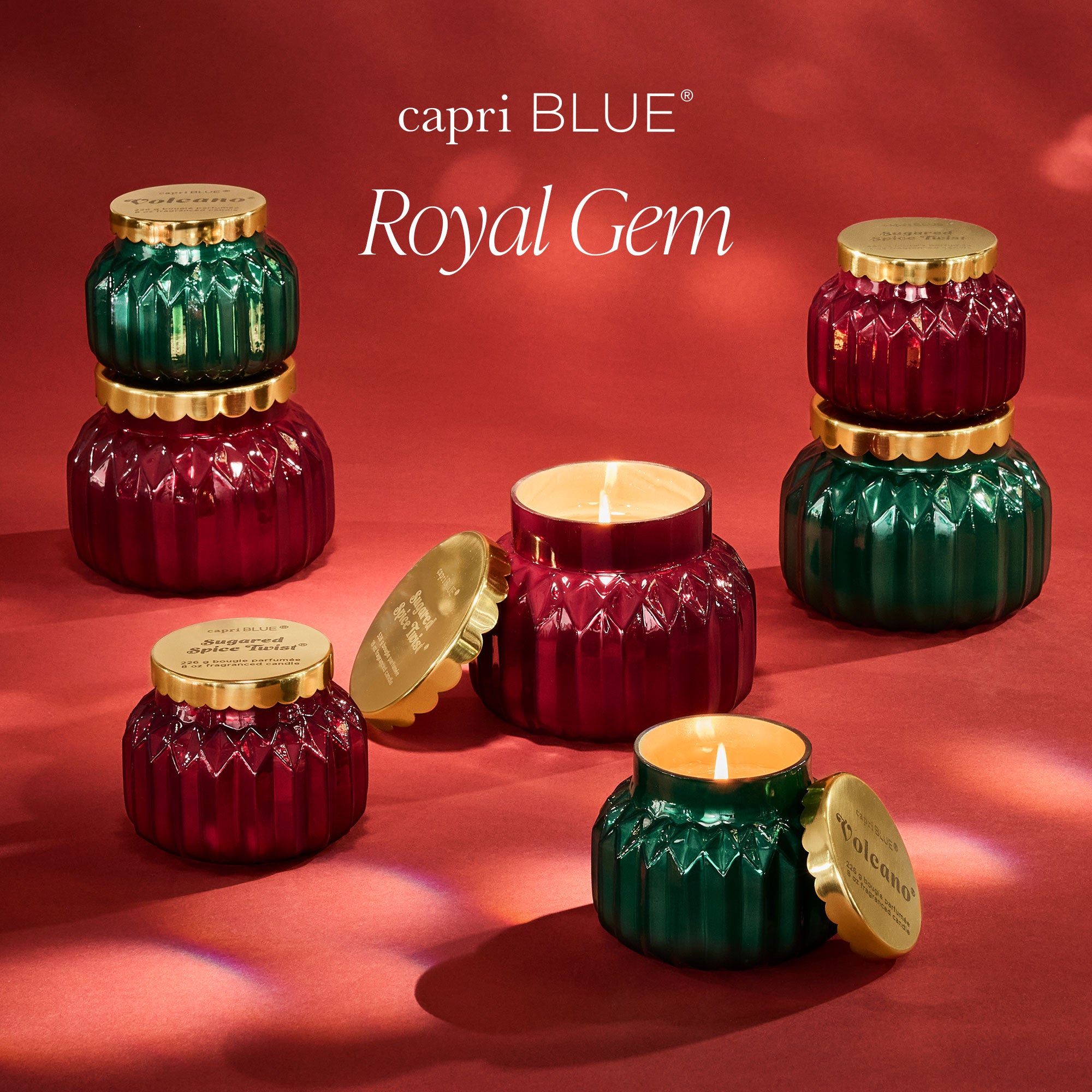 Volcano Royal Gem Signature Candle 19 oz | Capri Blue