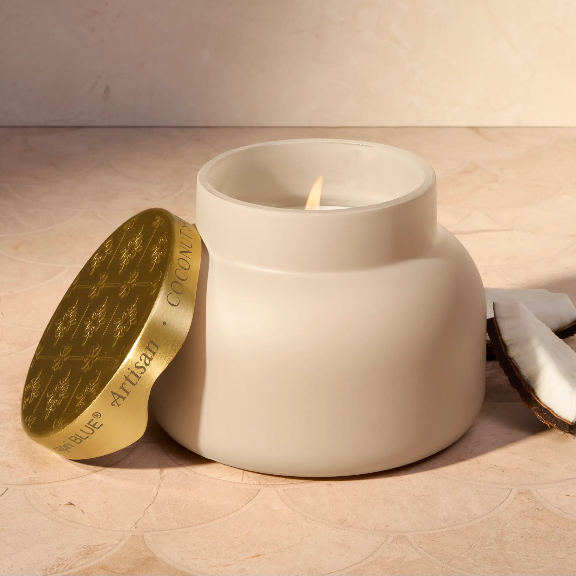 Coconut Santal Terrazza Velluto Signature Candle view 2