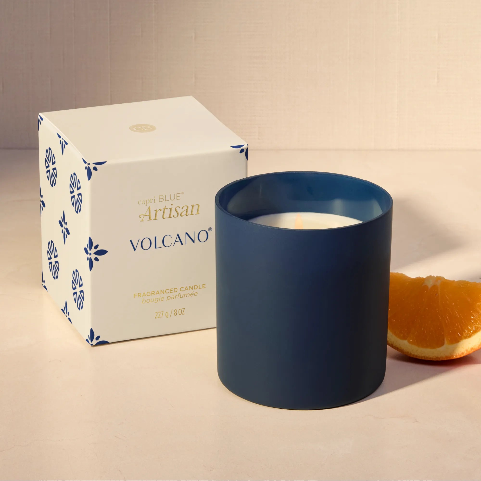Volcano Terrazza Velluto Boxed Tumbler Candle view 2