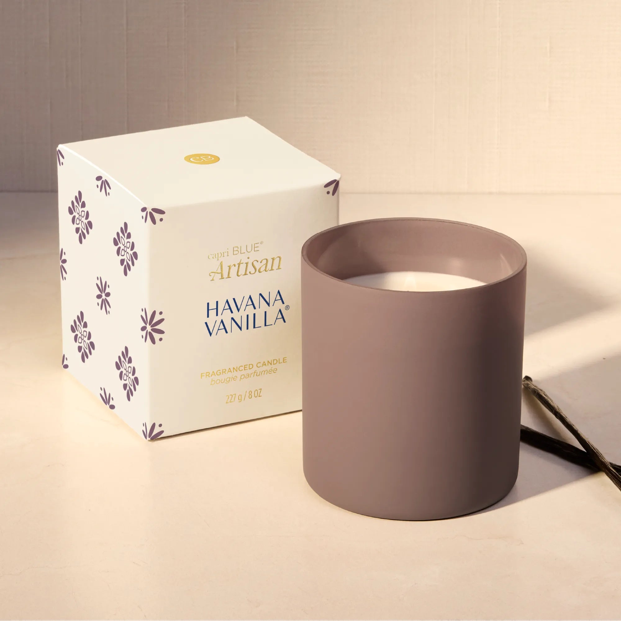 Havana Vanilla Terrazza Velluto Boxed Tumbler Candle view 2
