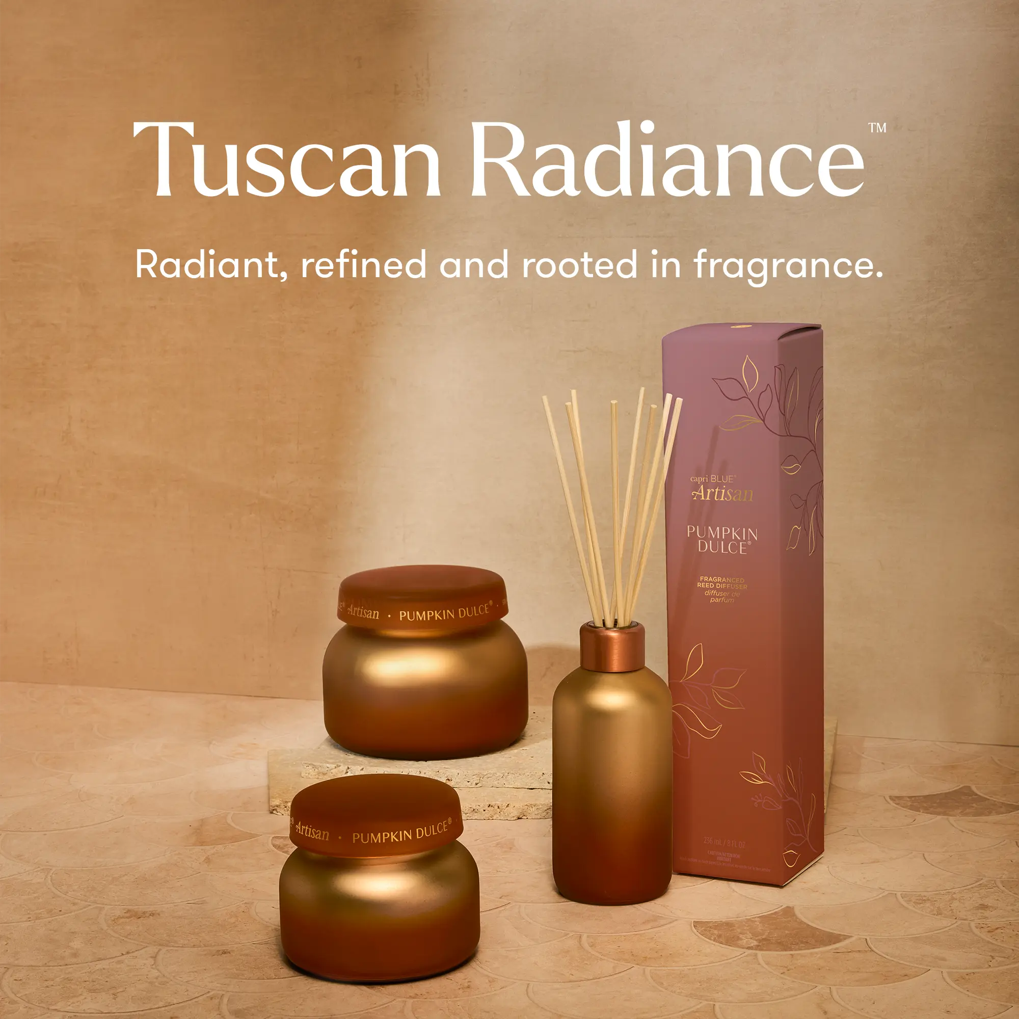 Pumpkin Dulce Tuscan Radiance Petite Candle