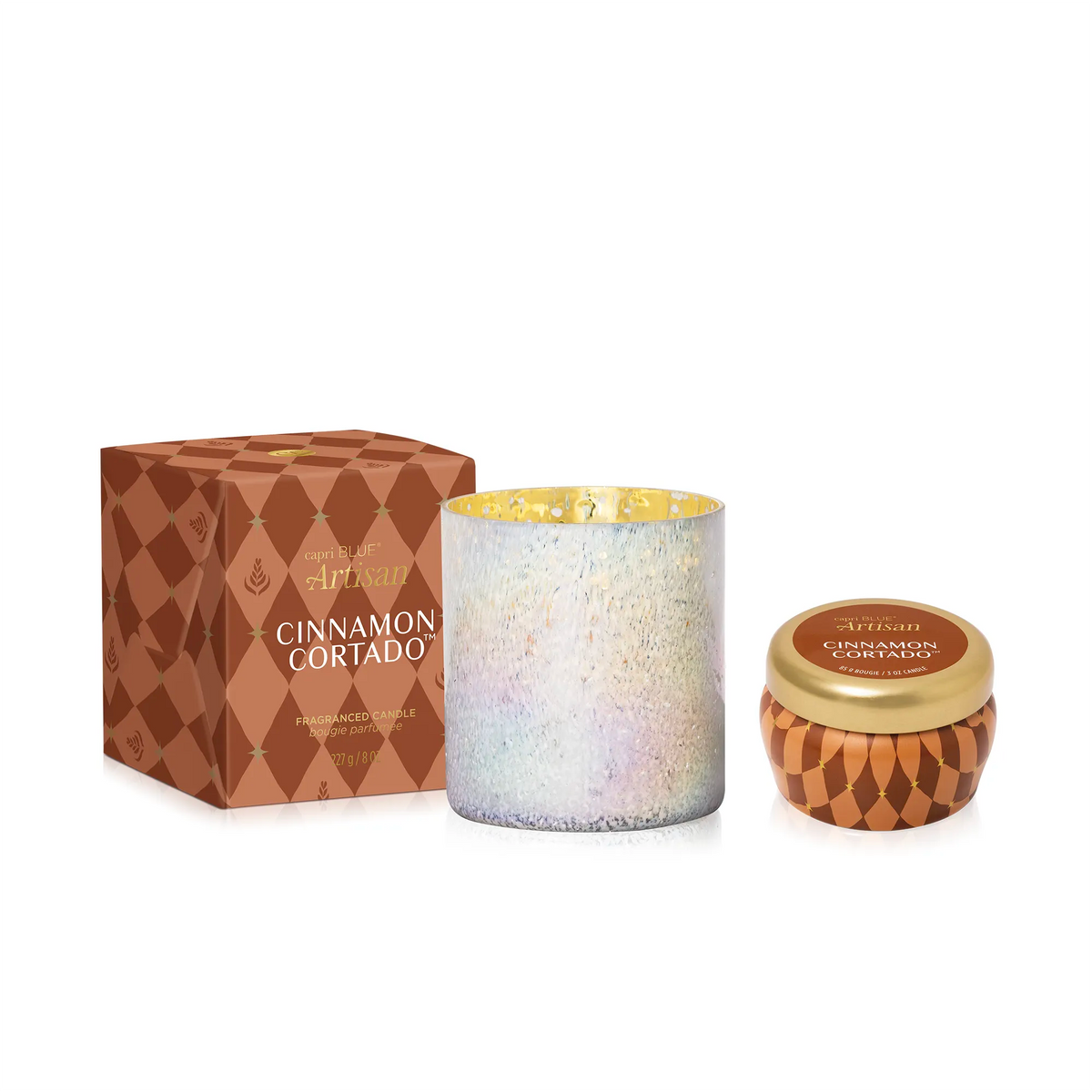 Winter Bazaar Cinnamon Cortado Candle Duo