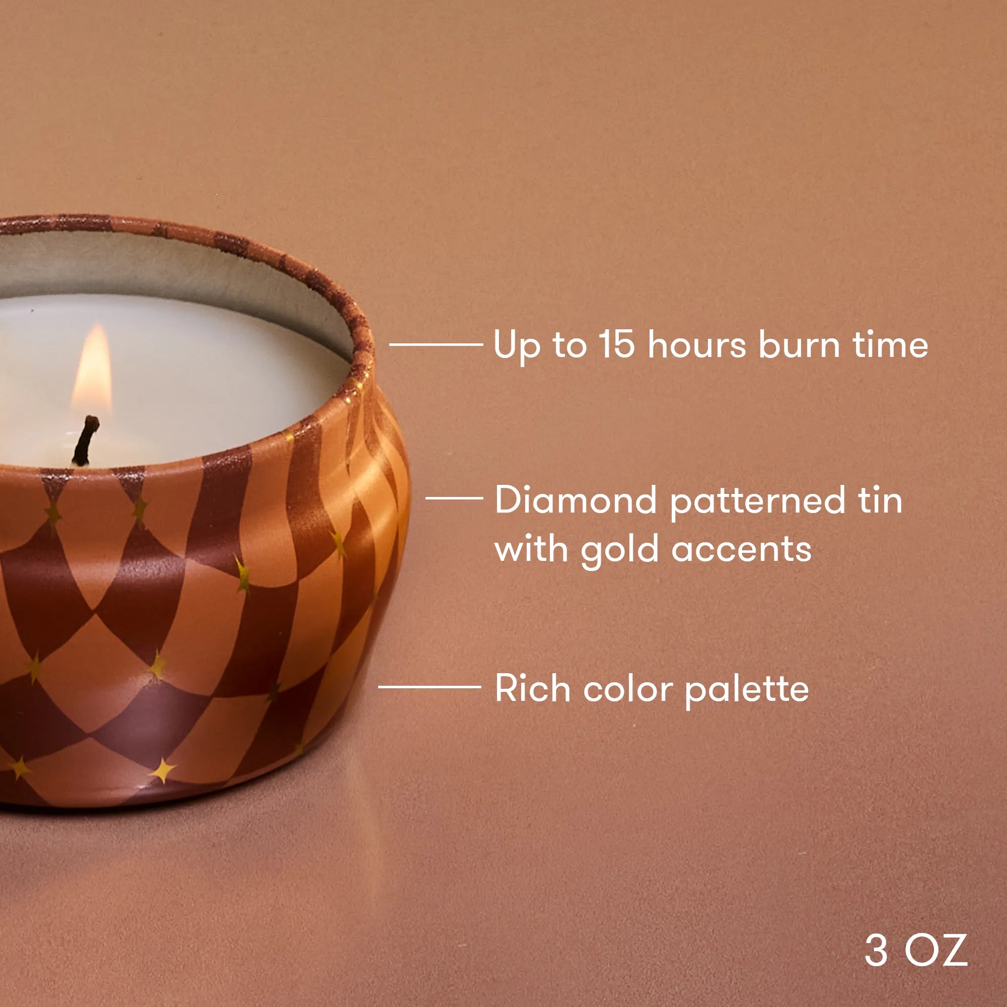 Cinnamon Cortado Winter Bazaar Mini Tin Candle