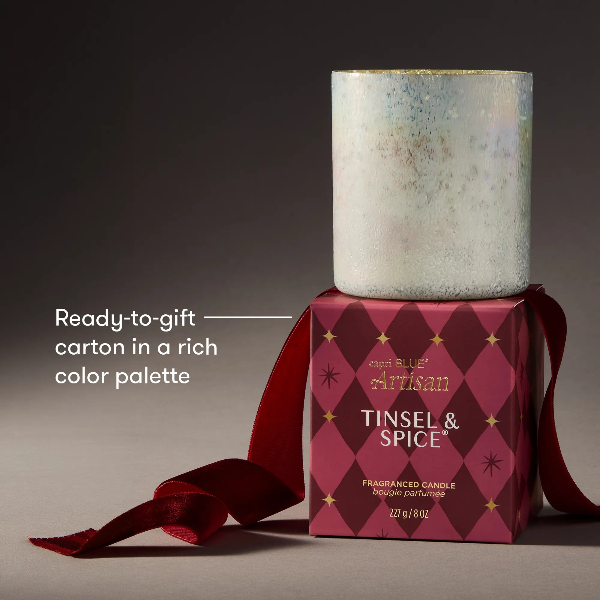 Tinsel & Spice Winter Bazaar Boxed Tumbler Candle
