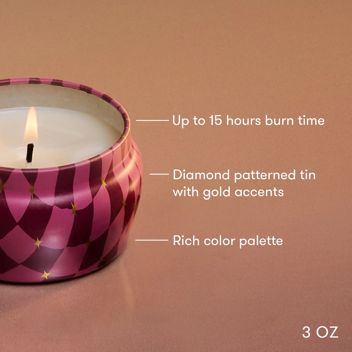 Tinsel & Spice Winter Bazaar Mini Tin Candle