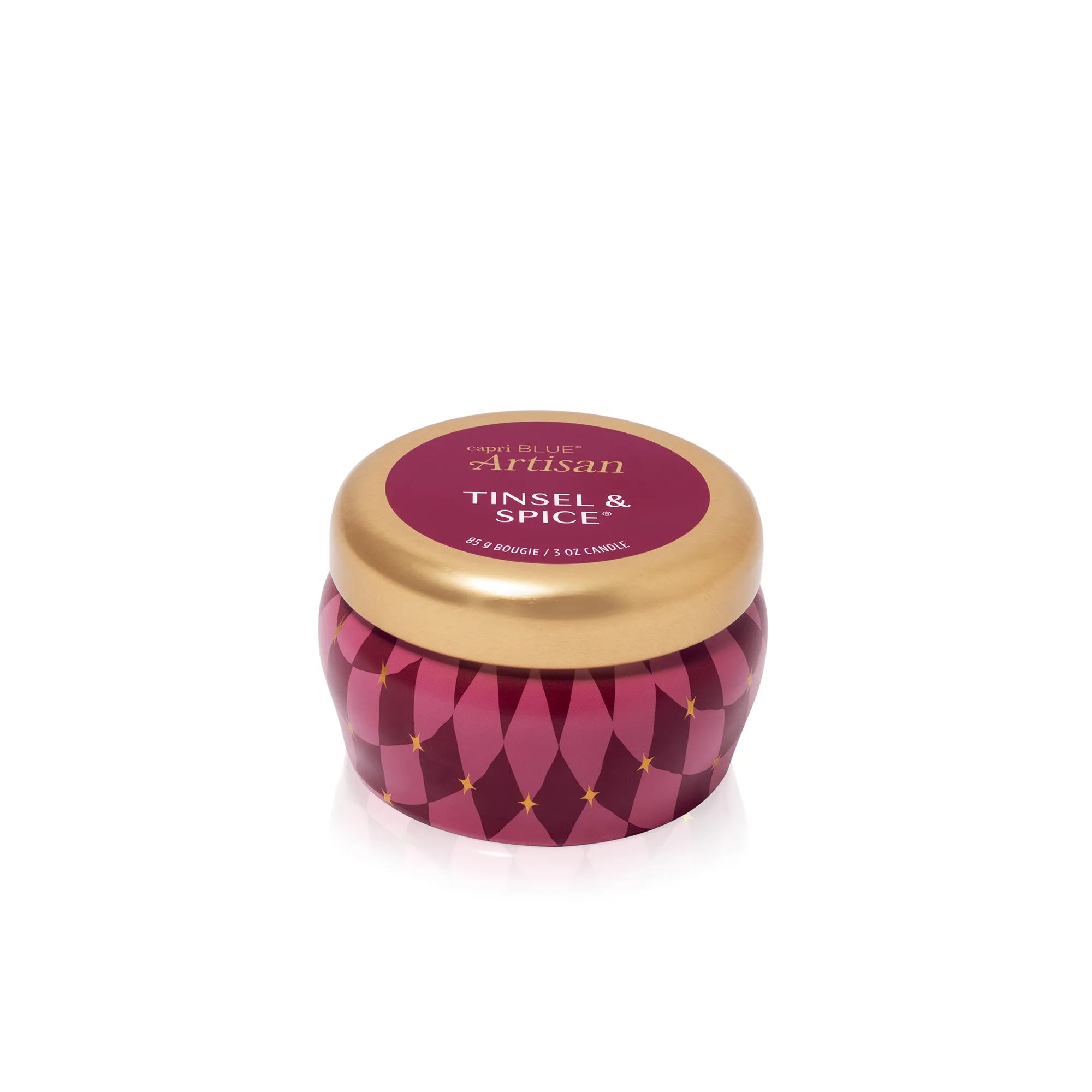 Tinsel & Spice Winter Bazaar Mini Tin Candle
