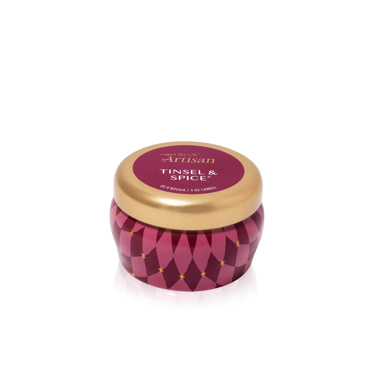 Tinsel & Spice Winter Bazaar Mini Tin Candle