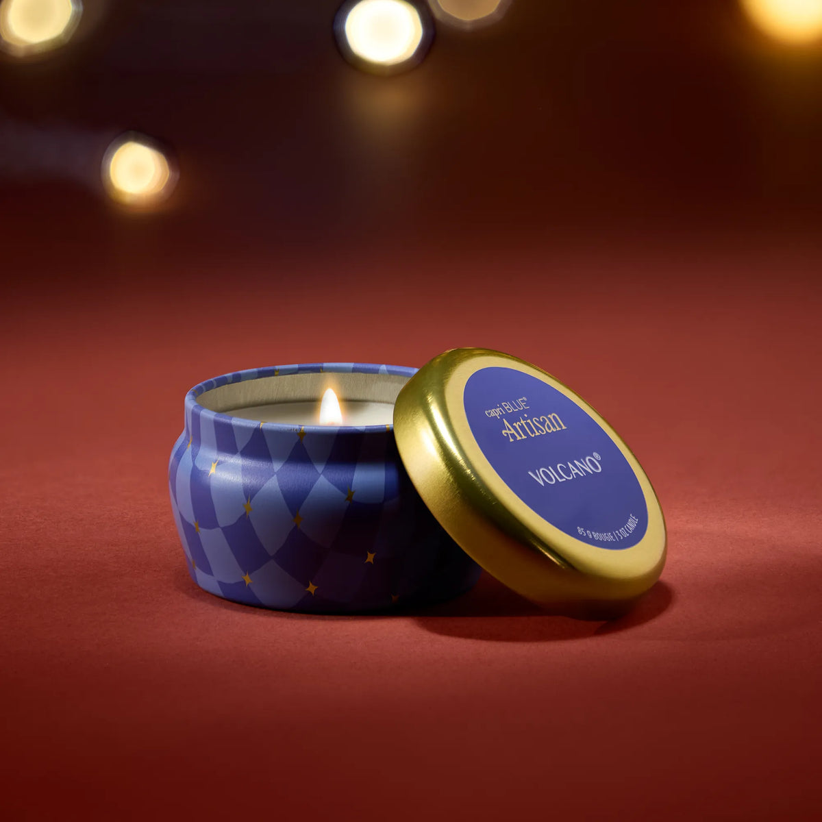 Volcano Winter Bazaar Mini Tin Candle