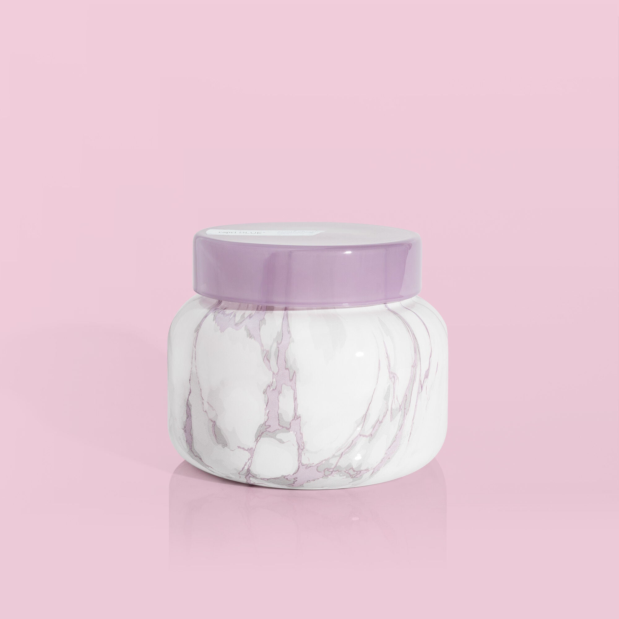 Aloha Orchid Modern Marble Signature Jar, 19 oz compliments modern decor