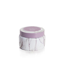 Aloha Orchid Modern Marble Printed Travel Tin Candle, 8.5 oz