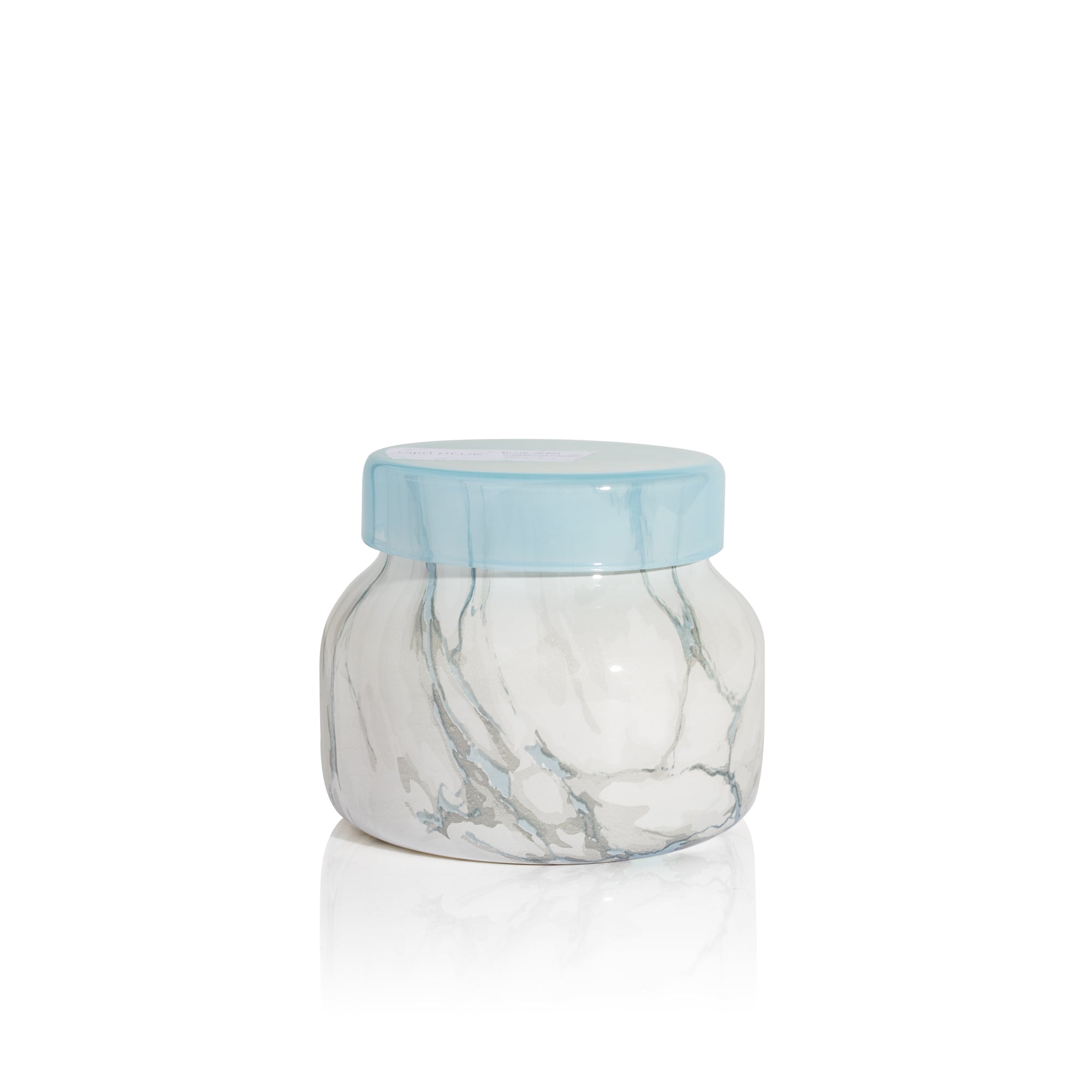 Blue Jean Modern Marble Petite Candle, 8 oz