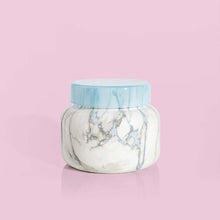 Blue Jean Modern Marble Signature Jar, 19 oz compliments modern decor