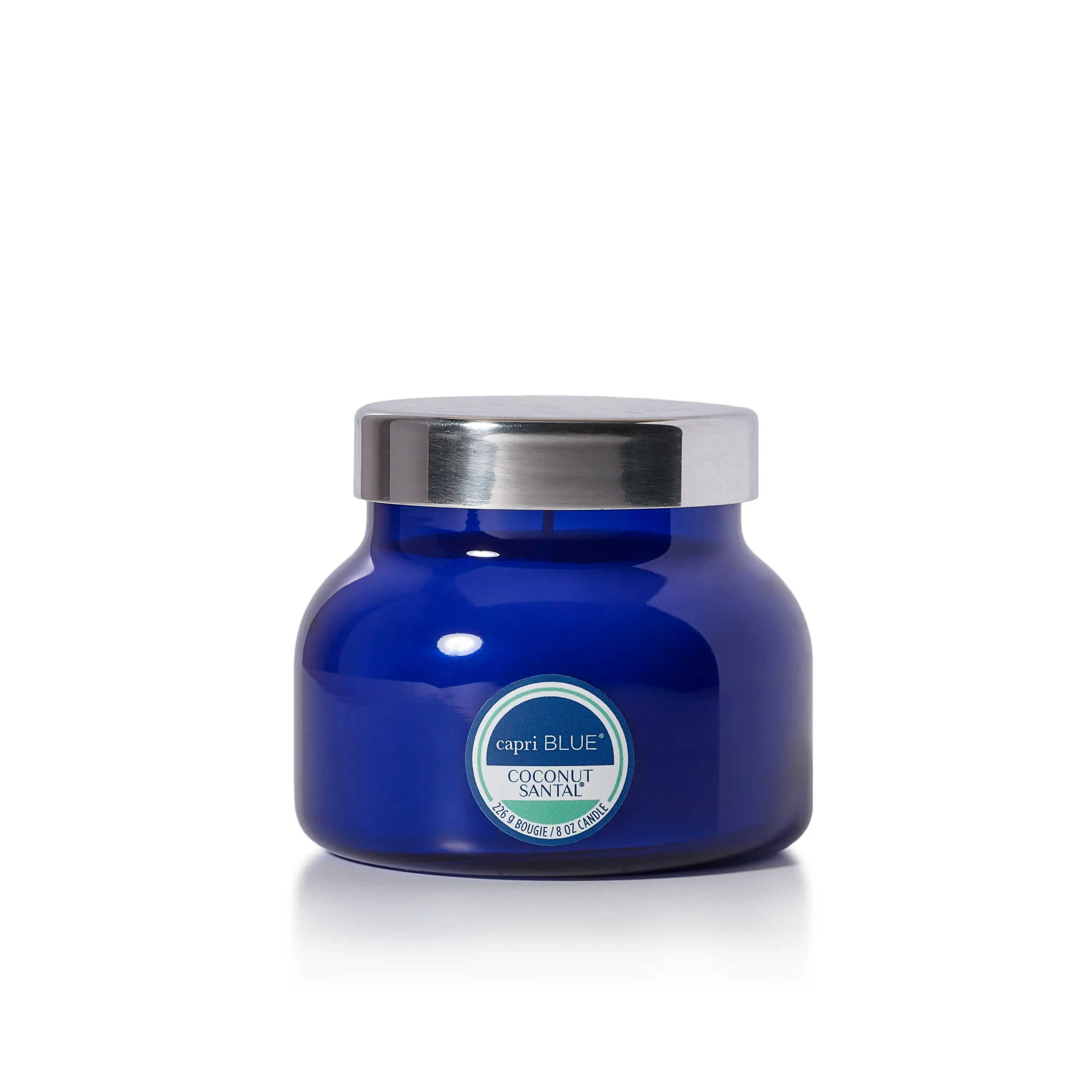 Coconut Santal Blue Petite Candle view 1