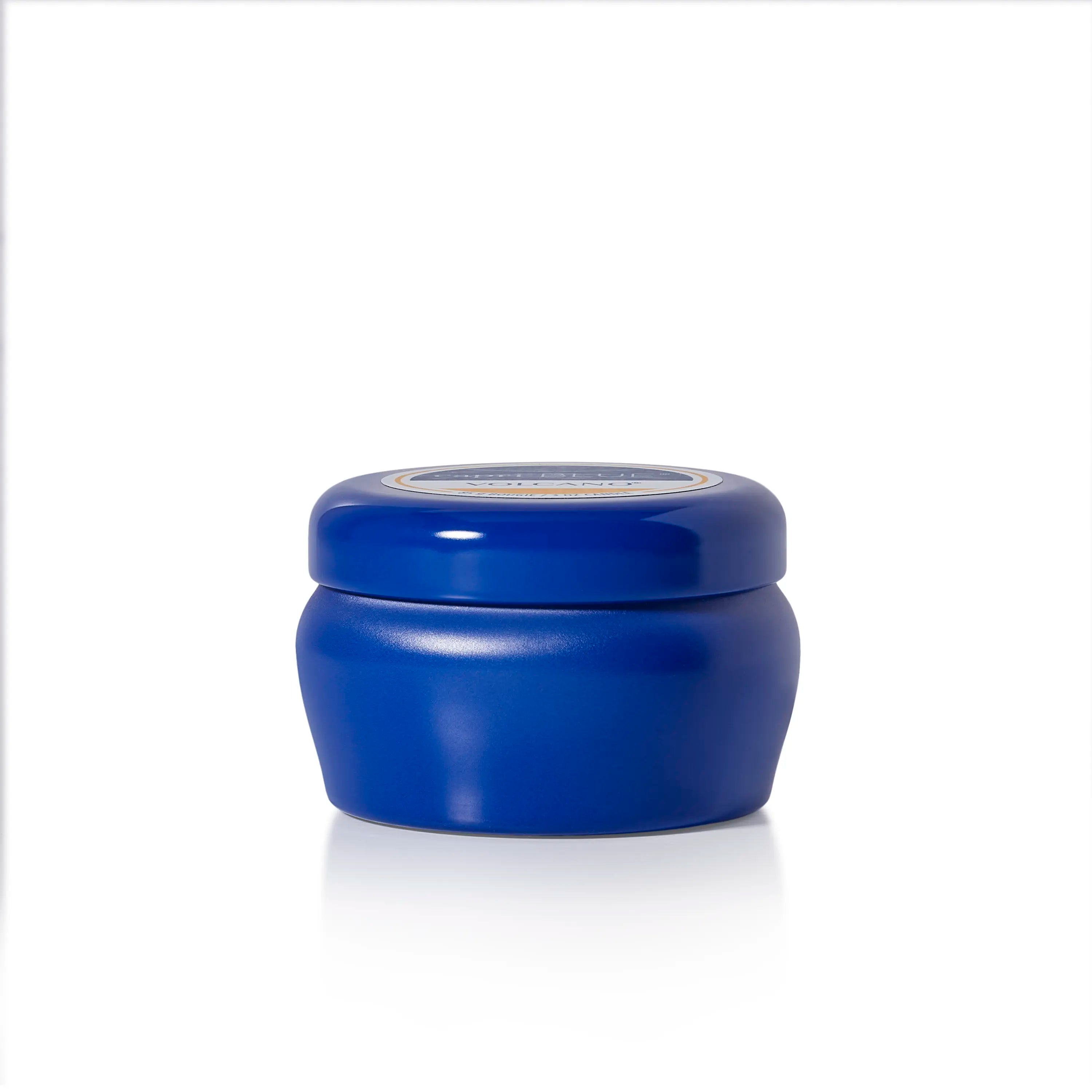 Volcano Blue Mini Tin Candle view 1