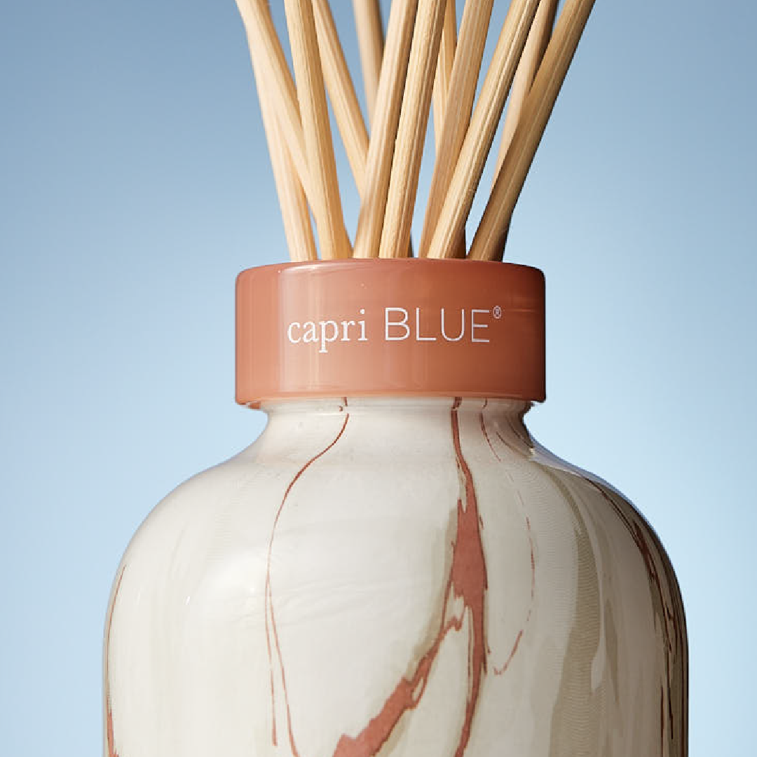 Havana Vanilla Modern Marble Petite Reed Diffuser 